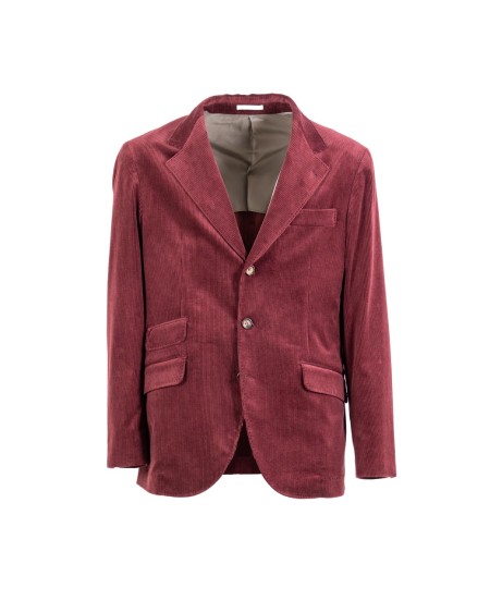 Shop BRUNELLO CUCINELLI  Giacca: Brunello Cucinelli giacca decostruita in velluto a coste di cotone e cashmere comfort con bottoni in metallo.
Chiusura con tre bottoni in metallo.
Rever tradizionale.
Tasche a filetto con patta, ticket pocket con pattina e taschino su petto.
Polsini con quattro bottoni in metallo e asole apribili.
Semifoderato.
Due tasche interne con chiusura a bottone e tasca portapenna.
Drop 7.
Spacco doppio su retro.
Composizione: 91% COTONE, 8% CASHMERE, 1% ELASTAN.
Fabbricato in Italia.. MY4997BWD-C910